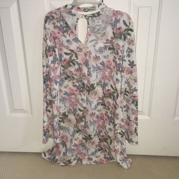 Floral Print Long Sleeve Dress- NEW WITH TAG - Picture 1 of 1